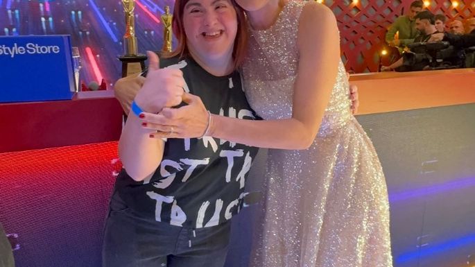 Rocío Borsatto visitó el Bailando y charló con Tinelli