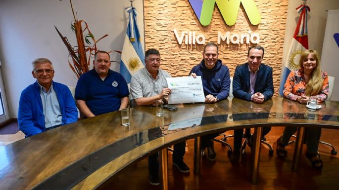 Bomberos recibió una donación de más de tres millones de pesos
