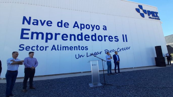 Gill habilitó la segunda nave de Apoyo a Emprendedores en el Parque Industrial