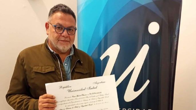 El médico Rivera, en el Gabinete de Accastello