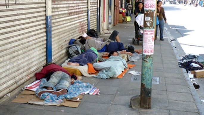 Censo: unas 3 mil personas duermen en la calle y casi 274 mil en viviendas colectivas