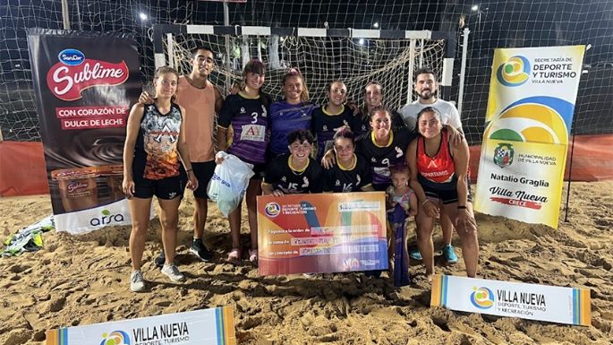 El Beach Handball tuvo su fiesta en el Parque