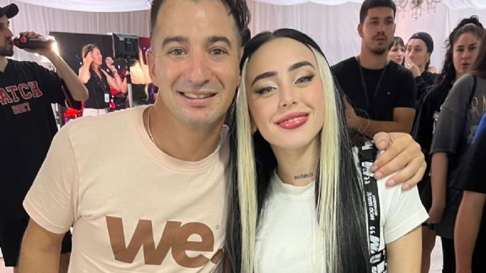 Nicki Nicole le hizo un chiste a Nazareno por su altura