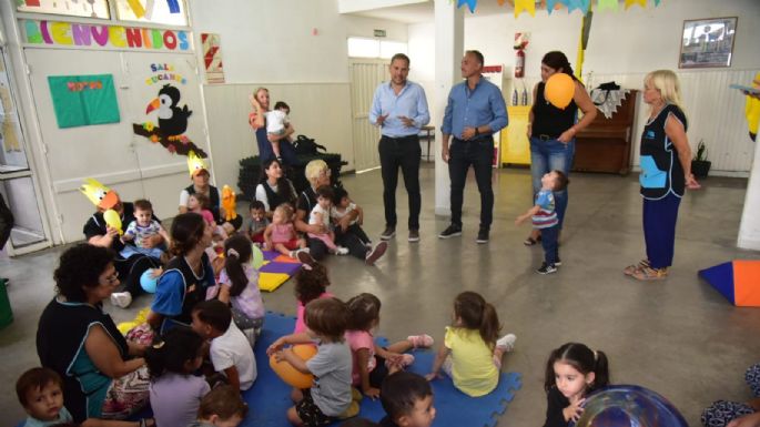 Jardines maternales: niños y niñas volvieron hoy a sus salitas
