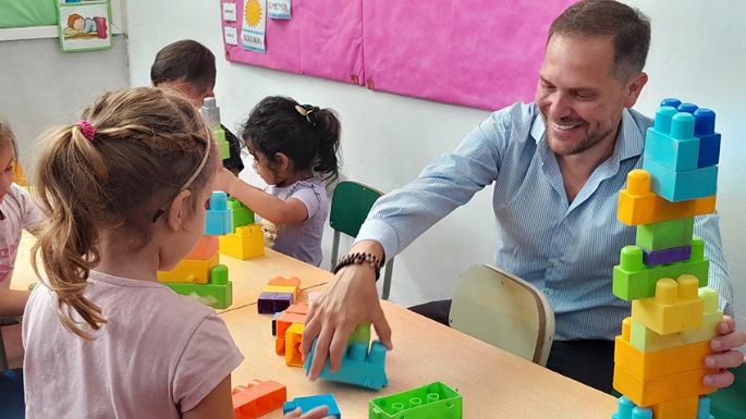 Jardines maternales: niños y niñas volvieron hoy a sus salitas
