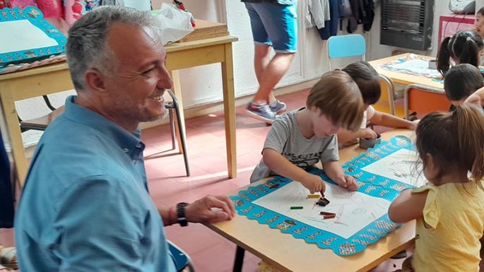 Jardines maternales: niños y niñas volvieron hoy a sus salitas