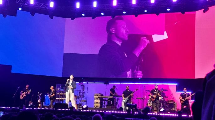 Luciano Pereyra ya enamora al Anfi con sus canciones