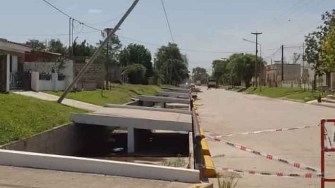 Las ráfagas de viento volaron hasta un techo