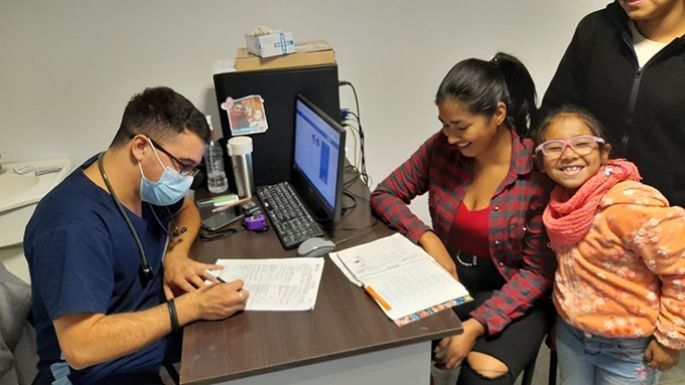 Fichas médicas en el Hospital