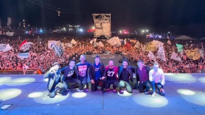Ciro y los Persas llevó a la Sinfónica local al Cosquín Rock