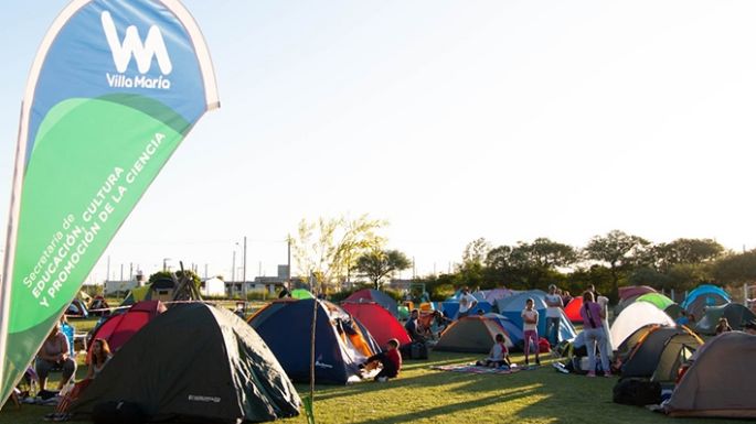 Exitoso campamento astronómico