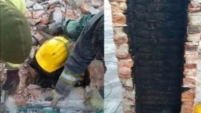 Quiso entrar a robar por la chimenea de una casa: quedó atascado y debió ser rescatado por bomberos