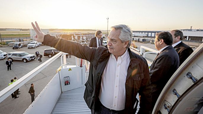 El presidente viaja a la Antártida