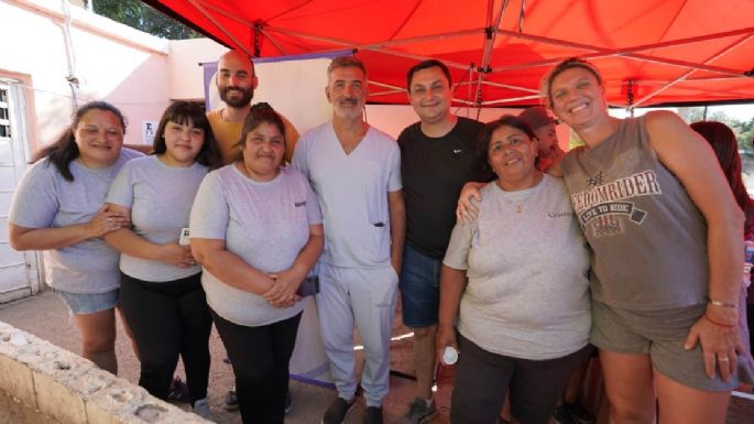 Hicieron más de 100 fichas médicas