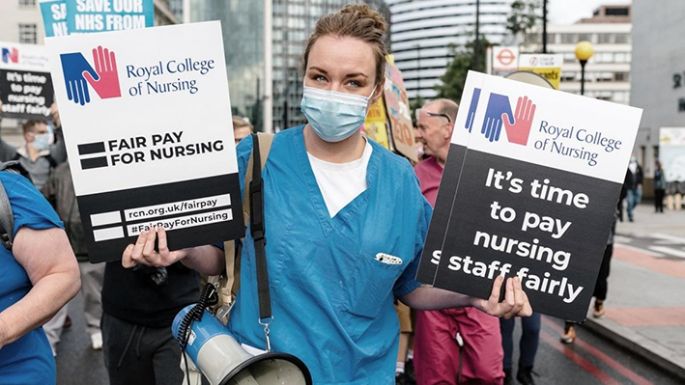 Inglaterra: médicos anunciaron un paro de 72 horas