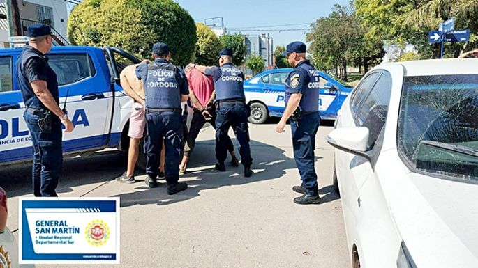 Aprehendidos por “robo en flagrancia”