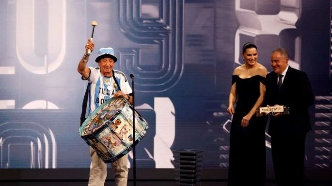 La hinchada argentina se quedó con el premio Mejor Afición