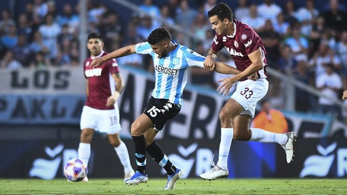 Racing le sacó el invicto a Lanús