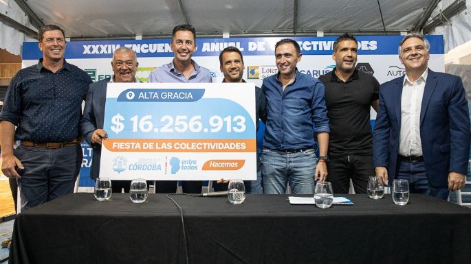 Entregaron $16 millones para la Fiesta de las Colectividades