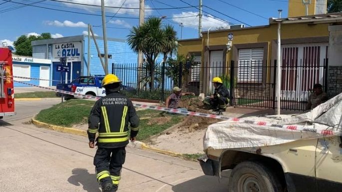 Se produjo un escape de gas en una vivienda