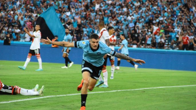 Belgrano le ganó a River, con dos goles de Vegetti