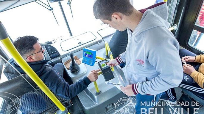 El transporte público tuvo su efecto social