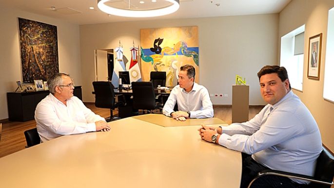 Ruíz Díaz y Roland se reunieron con Calvo
