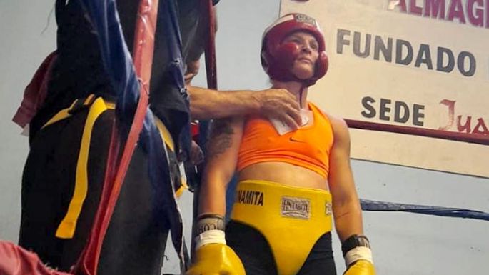 María “Dinamita” Ferreyra se sube a la balanza