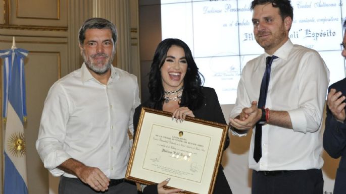 Lali fue distinguida como Personalidad destacada de la Cultura