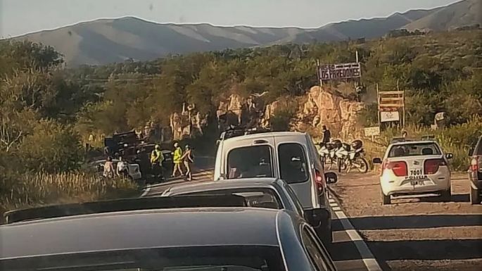 Una mujer de 82 años falleció tras un choque frontal