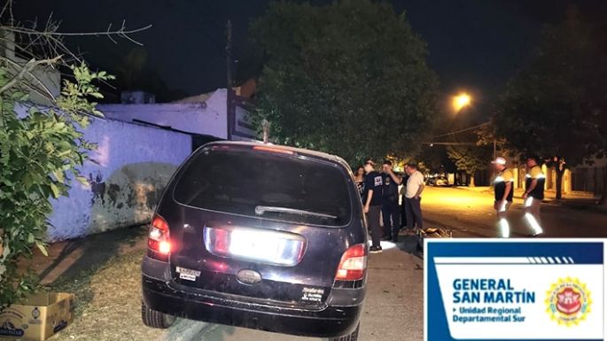 Se fracturó un brazo en un choque