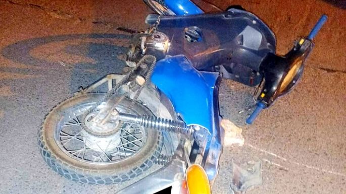 Se fracturó un brazo en un choque