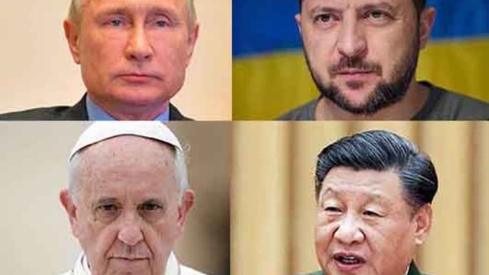 Ucrania y Rusia, ante la posibilidad de diálogos bilaterales por la paz con Xi Jinping y el Papa