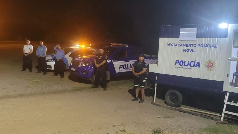 El Destacamento Policial Móvil ahora se encuentra en barrio Golf