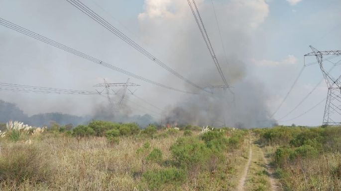 Controlaron el incendio que provocó corte masivo de electricidad