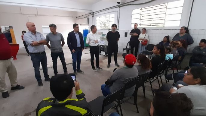 Gill presentó nuevas maquinarias que se sumarán al Centro de Gestión Ambiental
