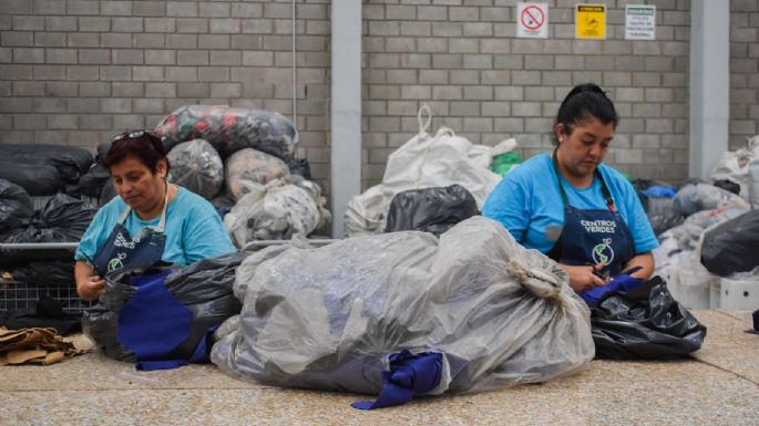 El Centro Verde Telas recuperó más de 5,6 toneladas de residuos textiles