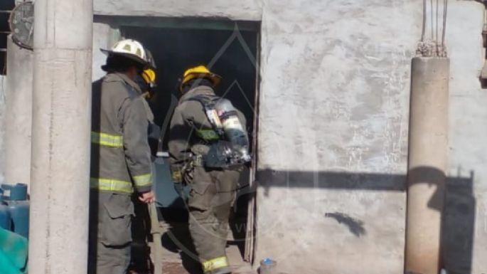 Una persona fue trasladada al hospital tras un incendio