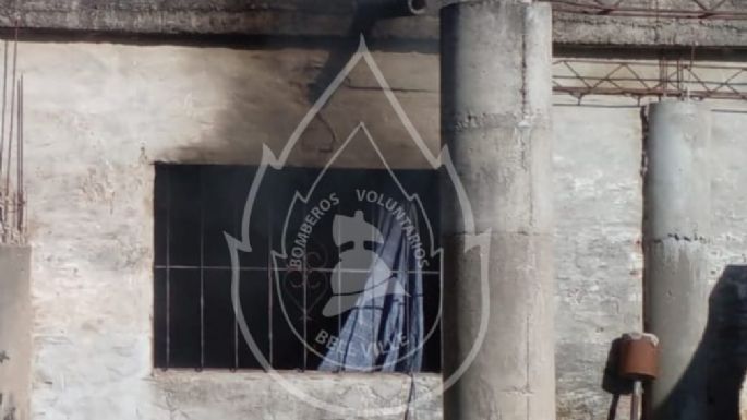 Una persona fue trasladada al hospital tras un incendio