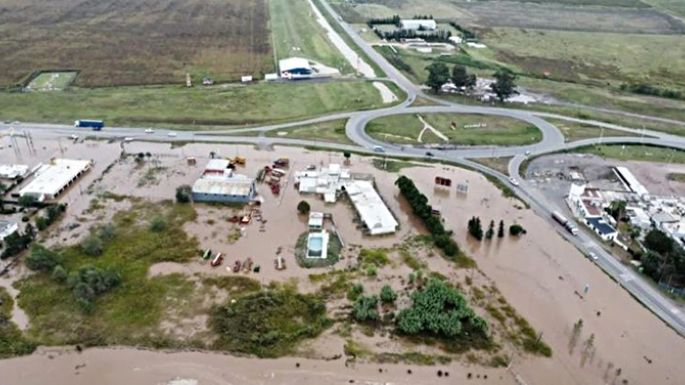 Las aguas superaron los cuatro metros y medio