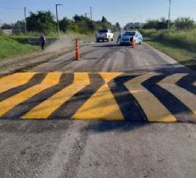 Buscan reducir la velocidad en el acceso de la autopista por calle Buenos Aires