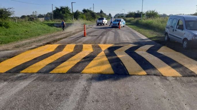 Buscan reducir la velocidad en el acceso de la autopista por calle Buenos Aires