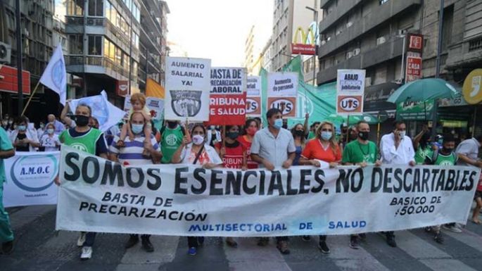 El paro del 24 suma apoyo de UxP y Abuelas