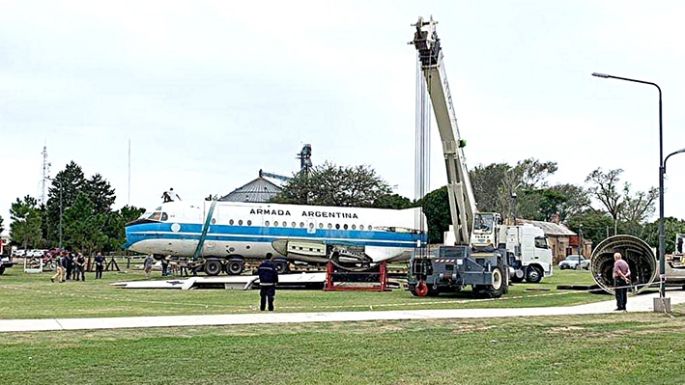 Llegó el avión