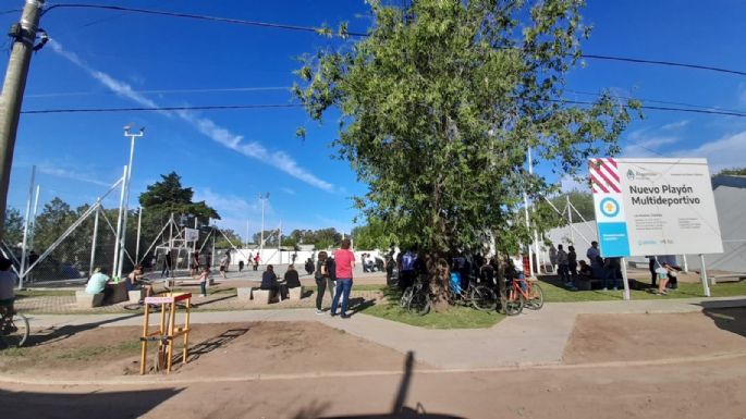 El municipio se "trasladará" al playón deportivo de barrio Las Acacias