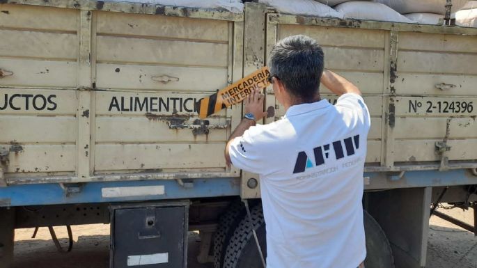 La AFIP incautó 490 toneladas de granos con un valor de mercado de $28 millones