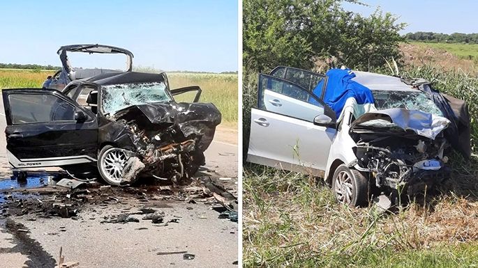 Tres muertos, entre ellos un niño, en un choque frontal en la ruta 10