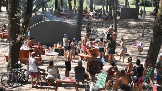 El Parque se convirtió en refugio ante las altísimas temperaturas
