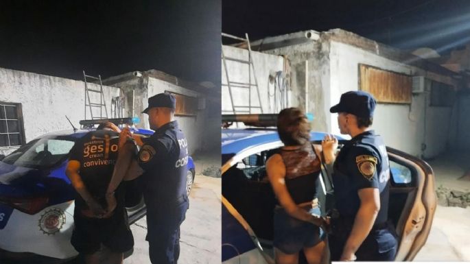 Robaron la batería de un camión y fueron detenidos