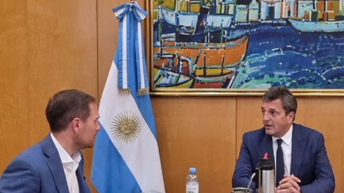 Gill se reunió con el ministro Sergio Massa